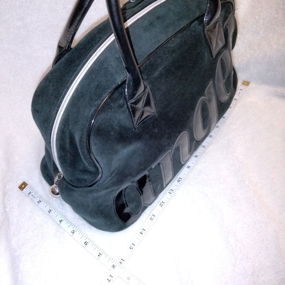 Victoria's Secret Black Satchel with Embossed Design - Picture 13 of 14